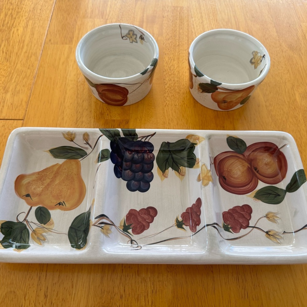 Fruit Design Ceramic Serving Set
